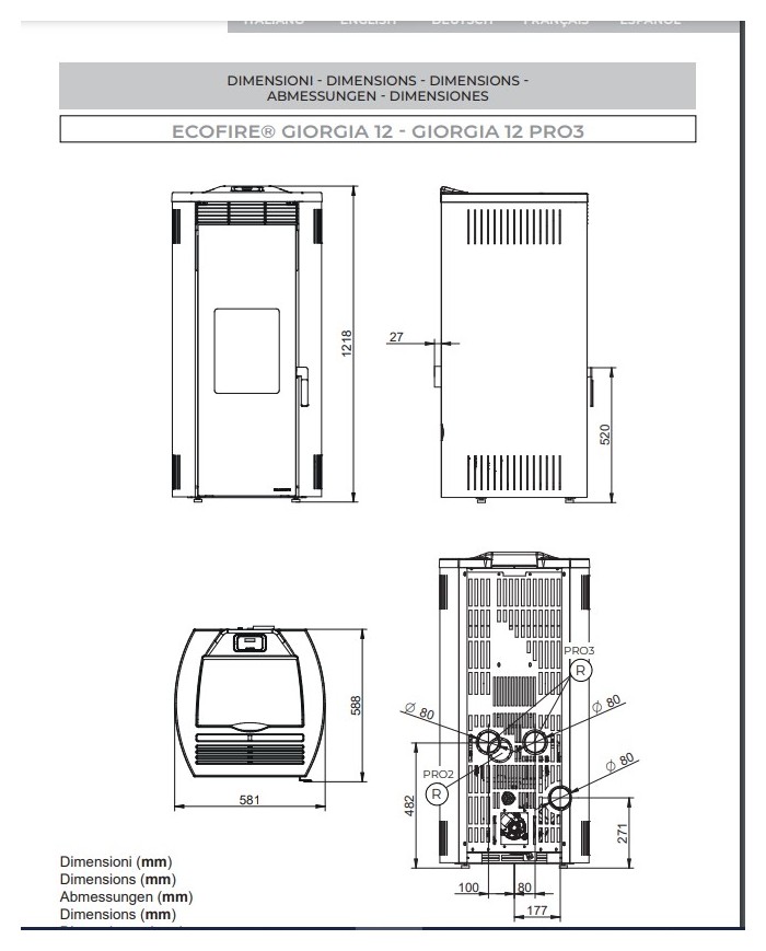GIORGIA 12 PRO 3 ACIER WIT 5891