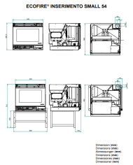 SMALL 54- Zwart insert - zonder voet
