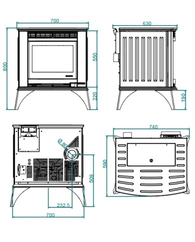CESAR II - NOIR - 8302