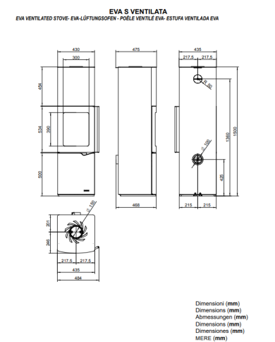 EVA S VENTILE ACIER ANTHRACITE 0600
