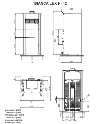 BIANCA 9 LUX ZWART 4562
