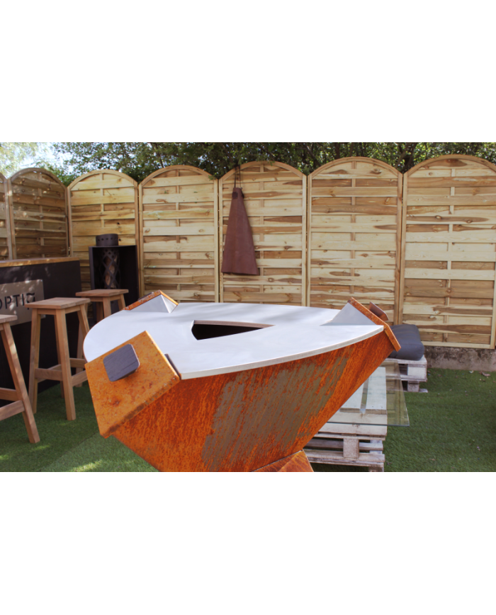 PLANCHA ORIGINE 1000 CORTEN - INOX