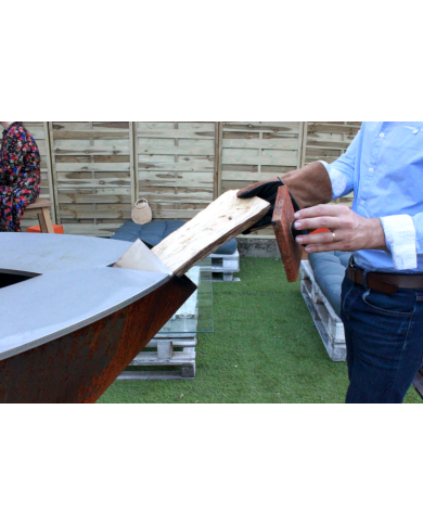 PLANCHA ORIGINE 1000 CORTEN - INOX