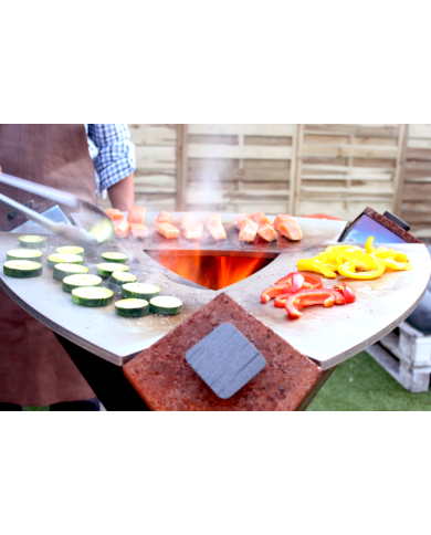 PLANCHA ORIGINE 1000 CORTEN - INOX