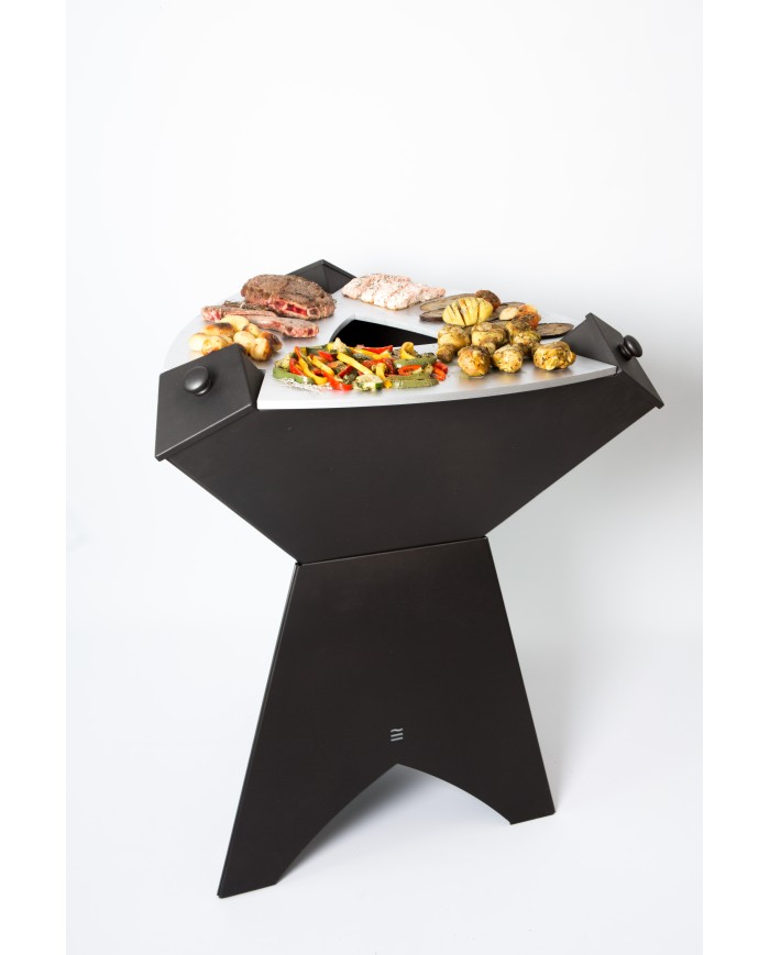 PLANCHA ORIGINE 1000 NOIR - INOX