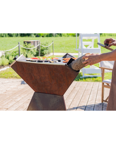 PLANCHA ORIGINE 800 CORTEN - INOX