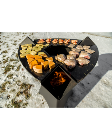 PLANCHA ORIGINE 800 NOIR - INOX