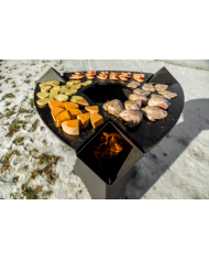 PLANCHA ORIGINE 800 NOIR - INOX