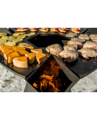 PLANCHA ORIGINE 800 NOIR - INOX