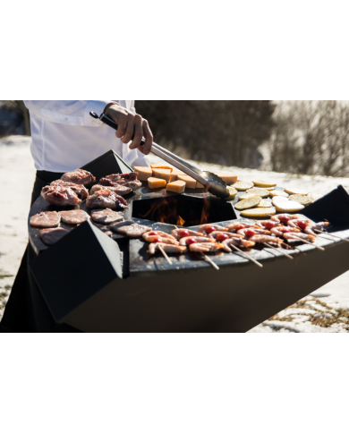 PLANCHA ORIGINE 800 NOIR - INOX