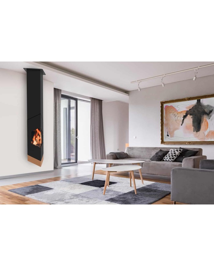 CHEMINEE FLAMAQUARTZ SUPPORT MURAL