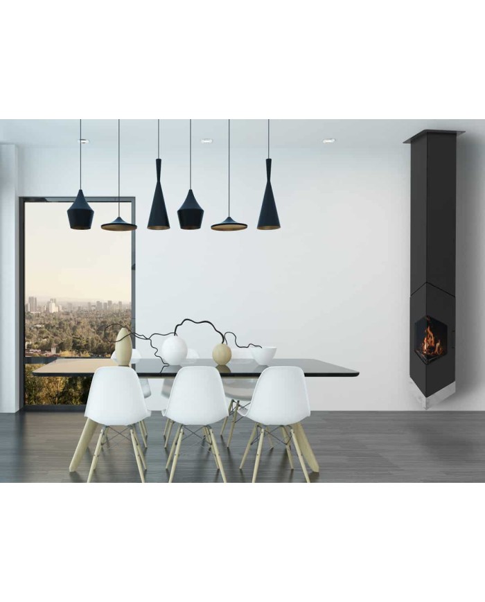 CHEMINEE FLAMAQUARTZ SUPPORT MURAL