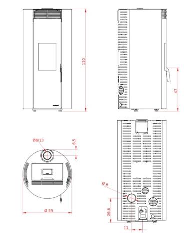 EMILY TCA 9 US ZWART 9520-1120