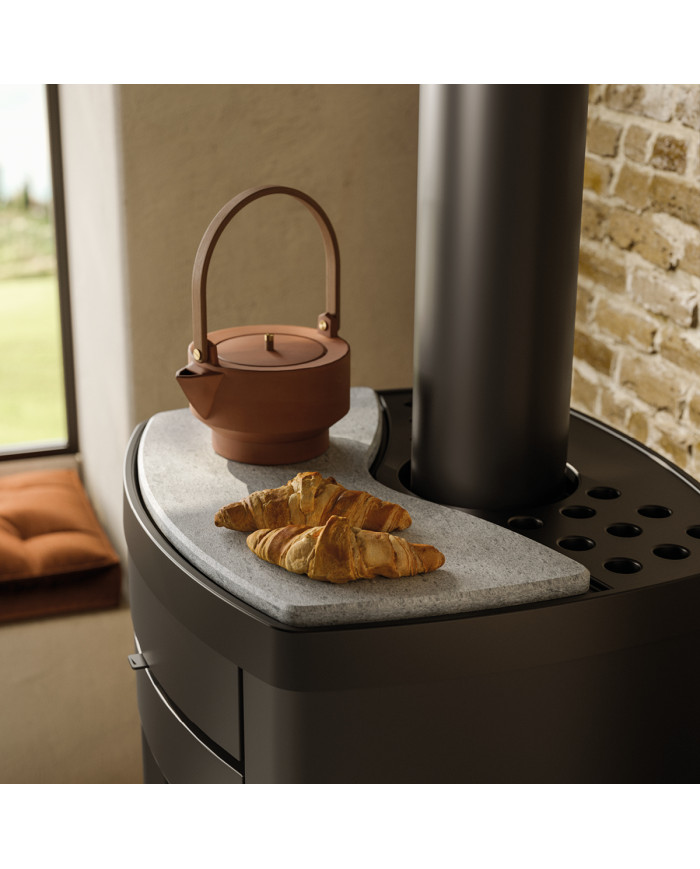 HOUT KACHEL CHARLOTTE 10 ZWART