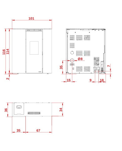 ECOFIRE TIFFANY IDRO V13 CAFFELLATTE