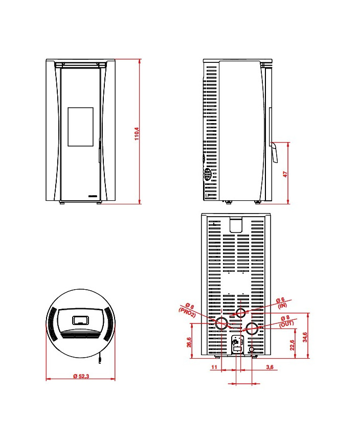 ECOFIRE VIVI TCA 9 V2 WIT 9222