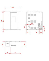 ECOFIRE TIFFANY IDRO V13 ZWART 5430