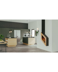 CHEMINEE FLAMAQUARTZ SUR SOCLE