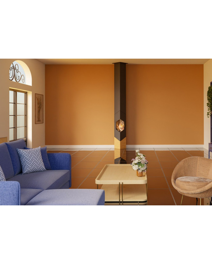 CHEMINEE FLAMAQUARTZ SUR SOCLE