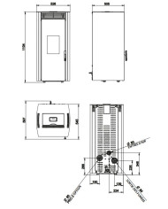 ECOFIRE ARDINE 9 ZWART 2850