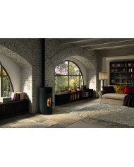 ECOFIRE GRAZIA AIR 80 ZWART STAAL 2540