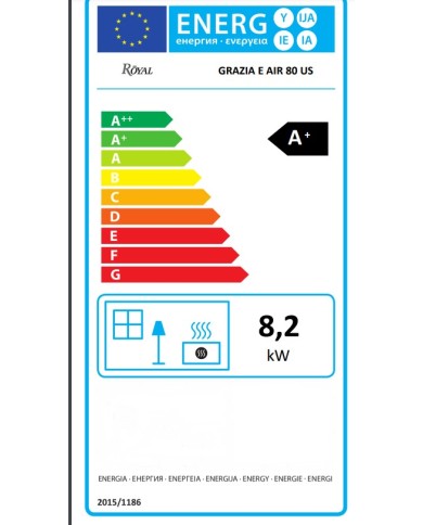 ECOFIRE GRAZIA AIR 80 ACIER NOIR 2540